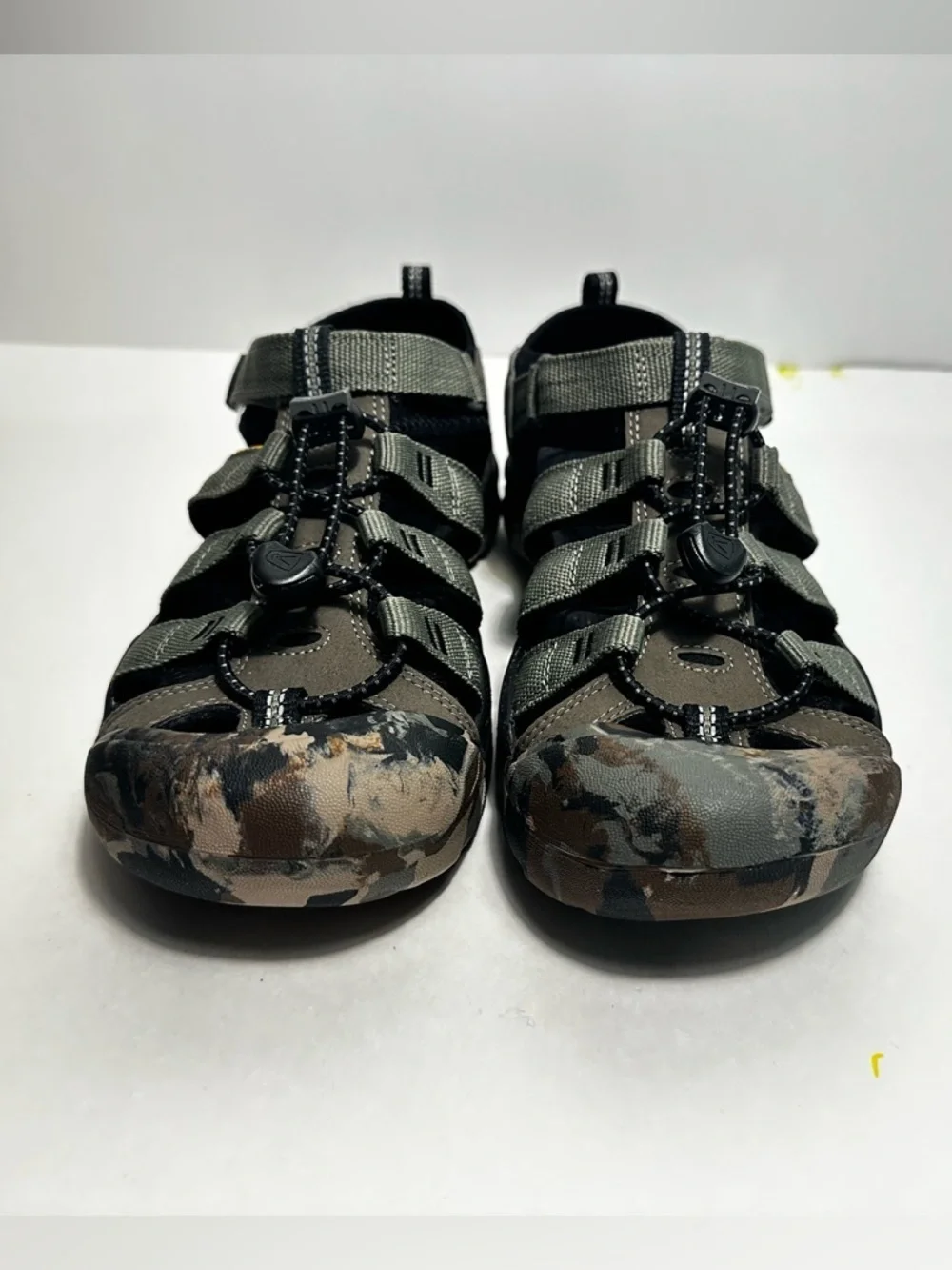 KEEN Men's Newport H2 Sandal in Camouflage - Drawstring Size US 7.0